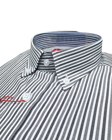 Yaka Düğmeli Regulafit Pamuk Gömlek