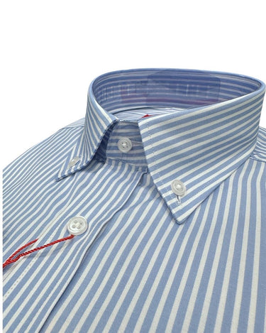 Yaka Düğmeli Regulafit Pamuk Gömlek