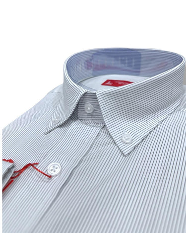 Yaka Düğmeli Regulafit Pamuk Gömlek