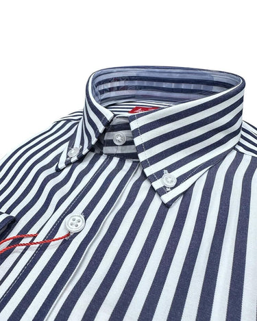 Yaka Düğmeli Regulafit Pamuk Gömlek