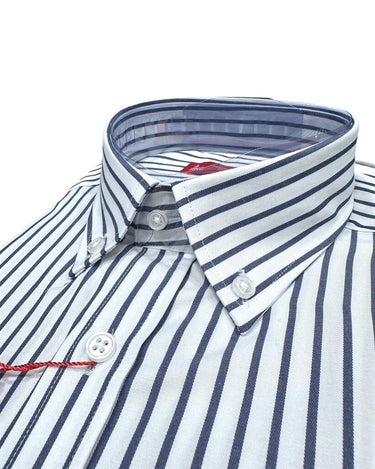 Yaka Düğmeli Regulafit Pamuk Gömlek