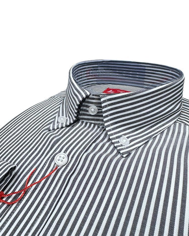 Yaka Düğmeli Regulafit Pamuk Gömlek