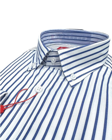 Yaka Düğmeli Regulafit Pamuk Gömlek