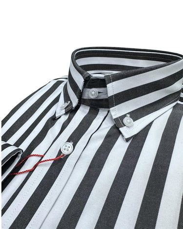 Yaka Düğmeli Regulafit Pamuk Gömlek