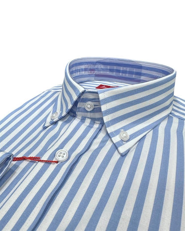 Yaka Düğmeli Regulafit Pamuk Gömlek