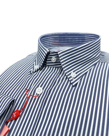 Yaka Düğmeli Regulafit Pamuk Gömlek